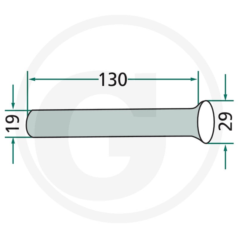Hesterberg Sworzeń wahliwy surowy 603107800 22010106 - Sklep PoltechParts