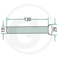 Hesterberg Sworzeń wahliwy surowy 603107800 22010106 - Sklep PoltechParts