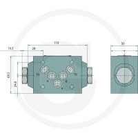 ARGO HYTOS NG10-odblokowywany zawór przeciwzwrotny A+ 85025060 - 85025060 - Sklep rolniczy PoltechParts