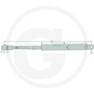 Stabilus Siłownik gazowy 65417071