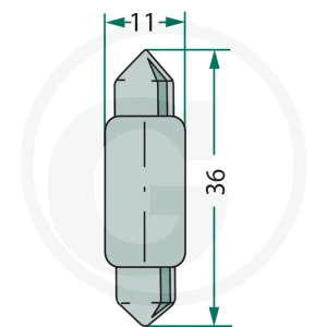 GRANIT Żarówka Sofitte C5W 47712V5WS