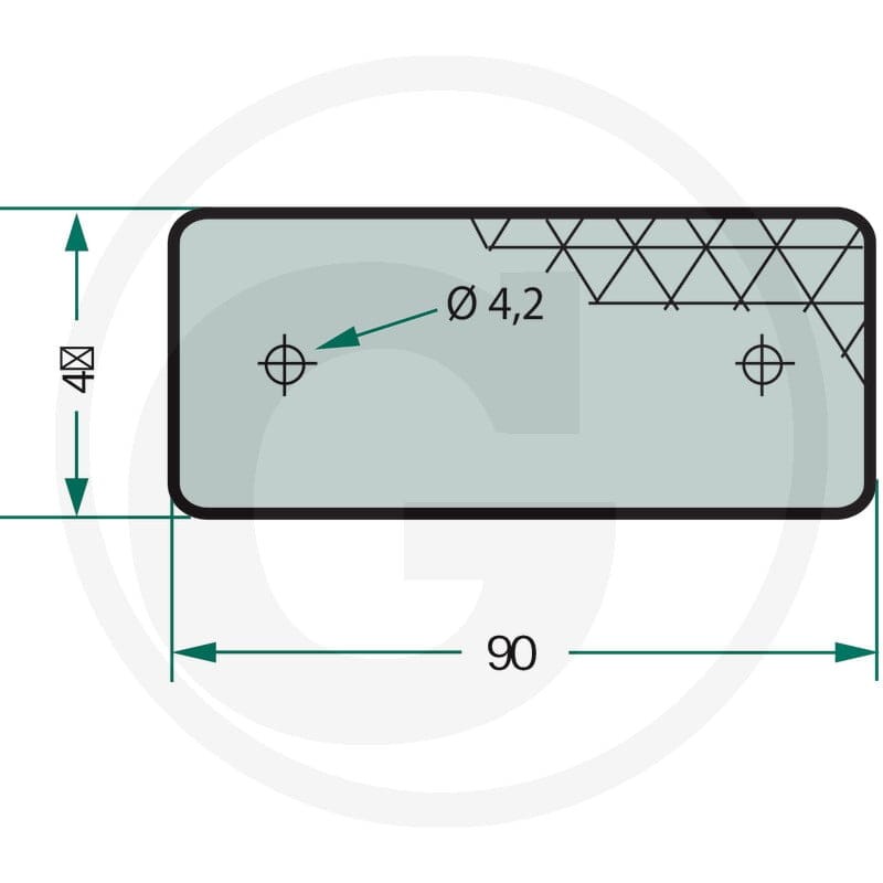 Blister Odblask 4990085 - 4990085 - Sklep rolniczy PoltechParts