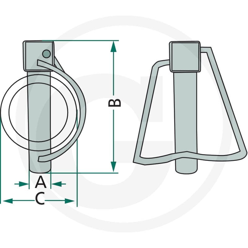 Blister Zawleczka zatrzaskowa 4990058 - 4990058 - Sklep rolniczy PoltechParts