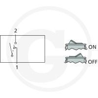 Blister Przełącznik kołyskowy reflektora 4990088 - 4990088 - Sklep rolniczy PoltechParts