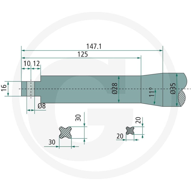 BLUELINE Ząb 439439029 - 439439029 - Sklep rolniczy PoltechParts