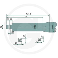 BLUELINE Ząb 439439029 - 439439029 - Sklep rolniczy PoltechParts