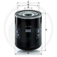 MANN FILTER Filtr oleju silnikowego 565W1374.2 - 565W1374.2 - Sklep rolniczy PoltechParts