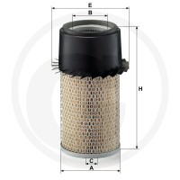 MANN FILTER Filtr powietrza C 16 190/3 X 565C16190.3X - 565C16190.3X - Sklep rolniczy PoltechParts
