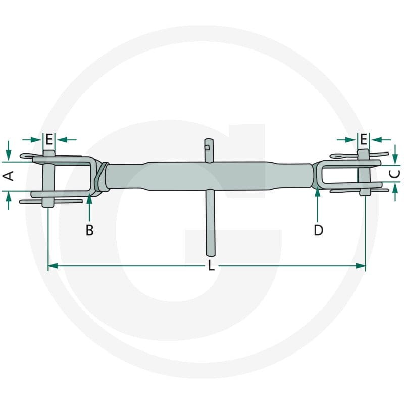 GRANIT Podpora stabilizująca 718BSL500 - 718BSL500 - Sklep rolniczy PoltechParts