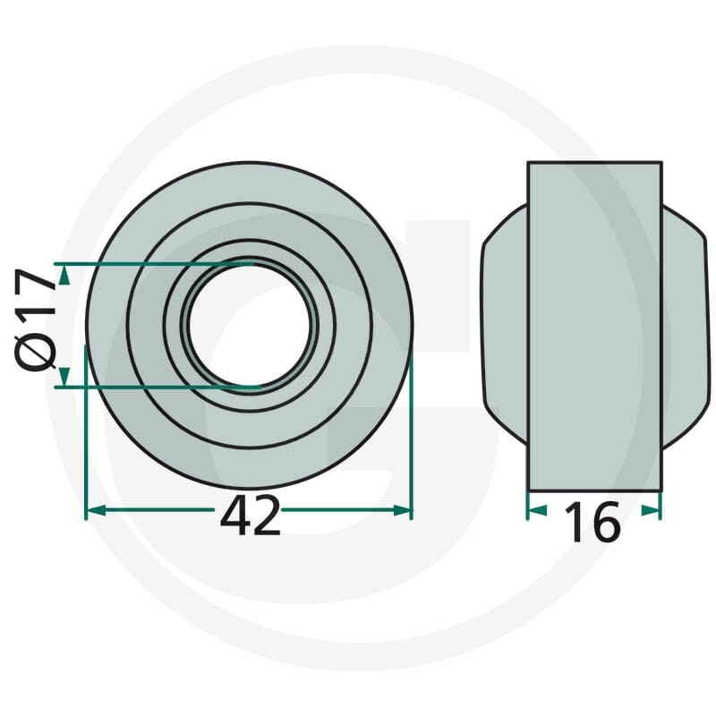GRANIT Łożysko przegubowe 64706581586F - 64706581586F - Sklep rolniczy PoltechParts