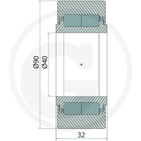 GRANIT Rolka podporowa 6478-463045F - Sklep PoltechParts
