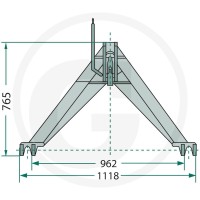 GRANIT Trójkąt ciągnikowy 77875519 - Sklep PoltechParts
