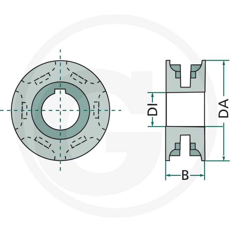 GRANIT Koło łańcuchowe 7552-150116 - 7552-150116 - Sklep rolniczy PoltechParts