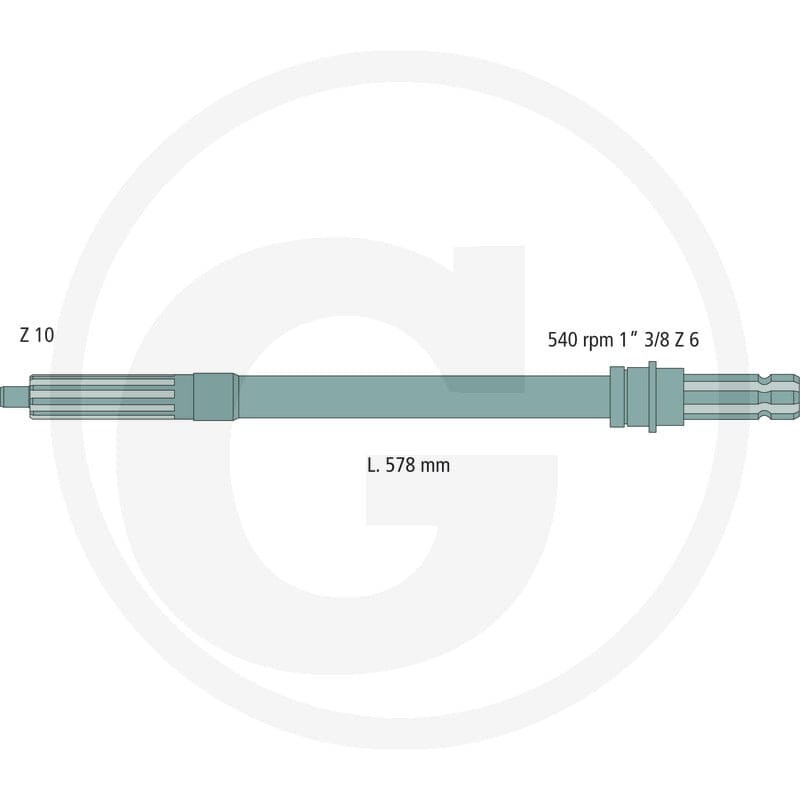 GRANIT Wałek przekaźnika mocy 70815015 - 70815015 - Sklep rolniczy PoltechParts