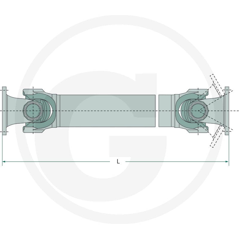 GRANIT Wał Kardana 72725000 - 72725000 - Sklep rolniczy PoltechParts