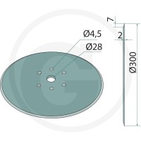 GRANIT Talerz wysiewający 1803200166 - Sklep PoltechParts