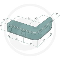 GRANIT Odbojnik kątowy 22099436 - 22099436 - Sklep rolniczy PoltechParts