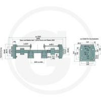 BPW Oś hamowana 15855.70.461.019 - 15855.70.461.019 - Sklep rolniczy PoltechParts
