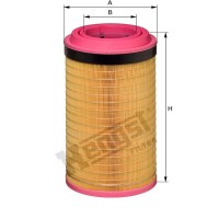 Hengst Filtr powietrza E1665L 12121115 - 12121115 - Sklep rolniczy PoltechParts