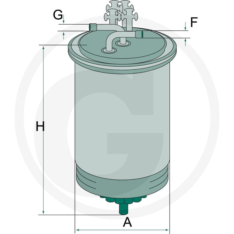 MANN FILTER Filtr paliwa 565WK842.4 | poltechparts.pl