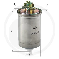MANN FILTER Filtr paliwa 565WK842.4 | poltechparts.pl