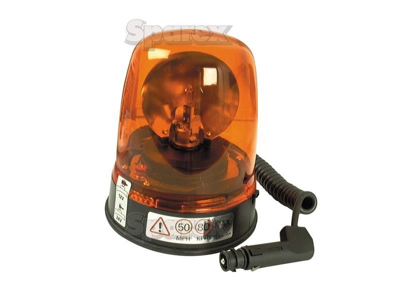 Lampy błyskowe z żarówkami halogenowymi, Na magnes, 12V