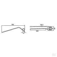 Zęby sprężyste prawe zewn. Krone 001536610… | poltechparts.pl