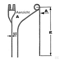 Zęby sprężyste Niemeyer 600063KR | poltechparts.pl