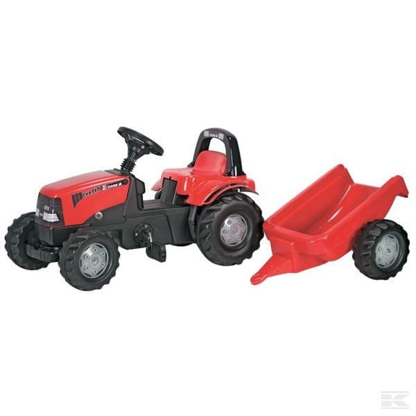 Rolly Toys rolyKid traktor na pedały Case z przyczepką 01241 - R01241 - Sklep rolniczy PoltechParts