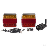 Zestaw lamp bezprzewodowych LED, kwadrato… | poltechparts.pl