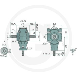 BONDIOLI & PAVESI Przekładnia 415S2081310G122