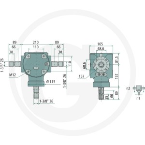 BONDIOLI & PAVESI Przekładnia 415S2050256G111