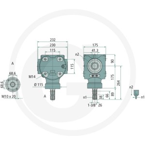 BONDIOLI & PAVESI Przekładnia 415S4073192R122