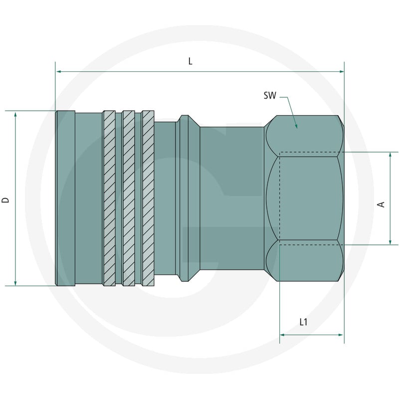 Parker-Tema-KM IG-3/4"BSP 12534813 - Sklep PoltechParts