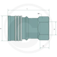 Parker-Tema-KM IG-1/2"BSP 12366279 - Sklep PoltechParts