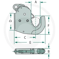 CBM Unterlenkerhaken 11012919 - 11012919 - Sklep rolniczy PoltechParts