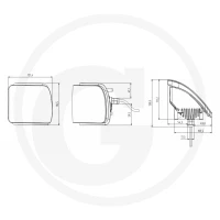 GRANIT Reflektor roboczy LED 12360183 - Sklep PoltechParts