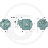 GRANIT Pompa KBLH-R-80-F3-H1-L1-C0 11985271 - 11985271 - Sklep rolniczy PoltechParts