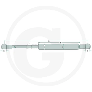 GRANIT Gasdruckdämpfer 11138813