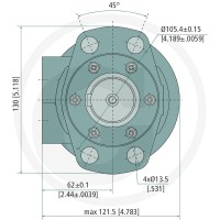 M+S Silnik MH 400cc D=32mm 1/2'’ 11969777 - Sklep PoltechParts