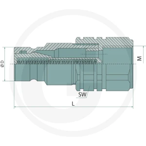GRANIT WTYCZKA PŁASKA (FH) BG6 G1.1/4 IG ZN 11392546