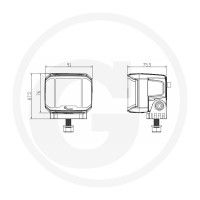 GRANIT Reflektor roboczy LED 12292129 - Sklep PoltechParts