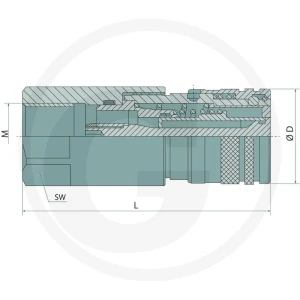 GRANIT GNIAZDO PŁASKIE (FH) BG6 G1 IG ZN 11400338