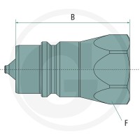 GRANIT WTYCZKA. (N) WTYCZKA BG2 G3/8 IG 11396944 - 11396944 - Sklep rolniczy PoltechParts