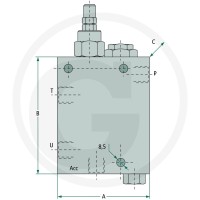 GRANIT Zawór ładowania akumulatora hydraulicznego SLV-08 85034021 - 85034021 - Sklep rolniczy PoltechParts