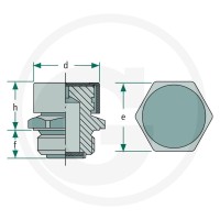 GRANIT Zatyczka odpowietrzająca R1.1/4" z pokrywką 85002180 - 85002180 - Sklep rolniczy PoltechParts