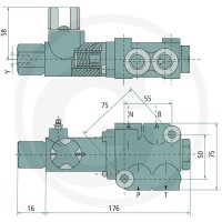 GRANIT Zawór hamulcowy MN12 z regulacją obciażenia 85002301 - 85002301 - Sklep rolniczy PoltechParts