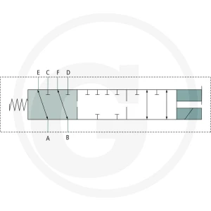 Walvoil Zawór 6/2-drożny SWV-E-06-12V 85010006