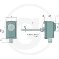 OMT Termostat T08 0-90°C z regulacją 85002279 - Sklep PoltechParts