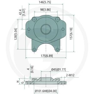 GRANIT Kołnierz adaptera SAE-B 87001694